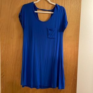 Royal blue t-shirt dress from American Eagle size XXS.